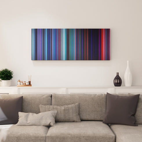 Pocahontas canvas print in living room - film wall decor