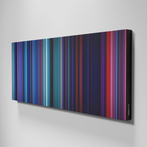 Side view of Buff's of Pocahontas Frome on the wall