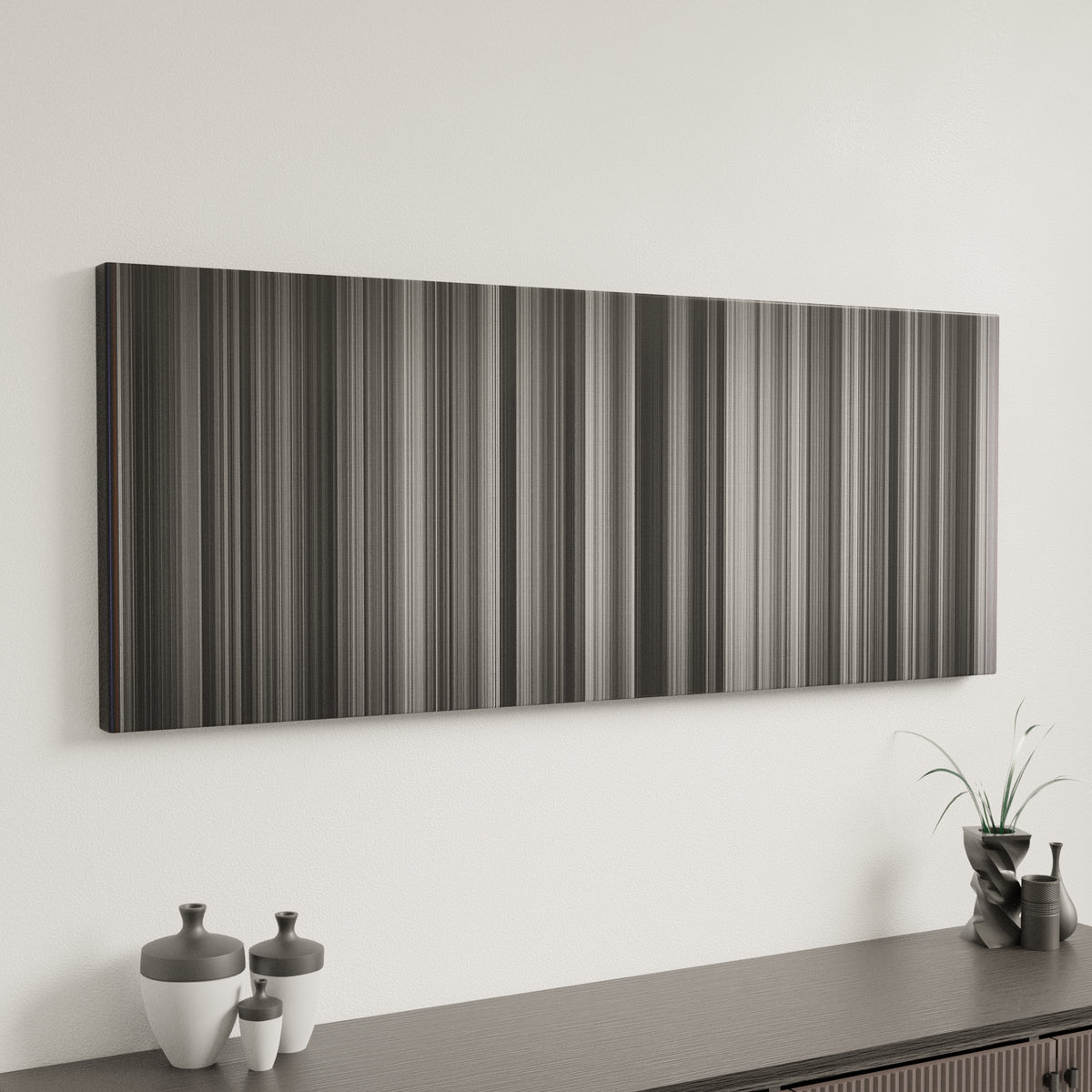 Schindler's List canvas art in modern interior - movie color palette