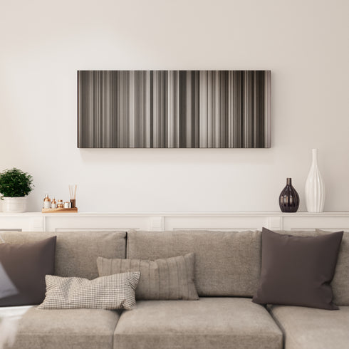 Schindler's List canvas print in living room - film wall decor