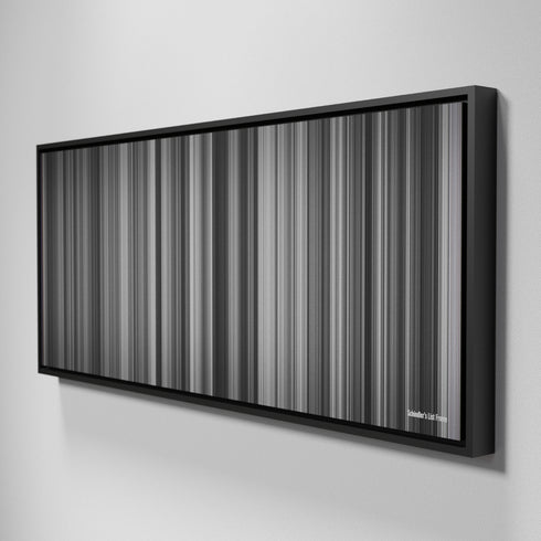 Side view of Framed Buff's of Schindler's List Frome on the wall