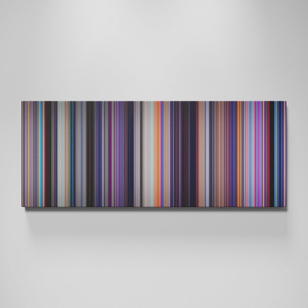 Spider-Man: Into the Spider-Verse movie canvas wall art - color palette print