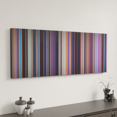 Spider-Man: Into the Spider-Verse canvas art in modern interior - movie color palette