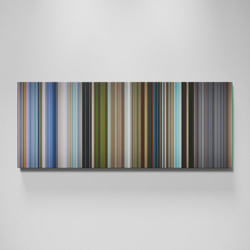 Surf's Up movie canvas wall art - color palette print