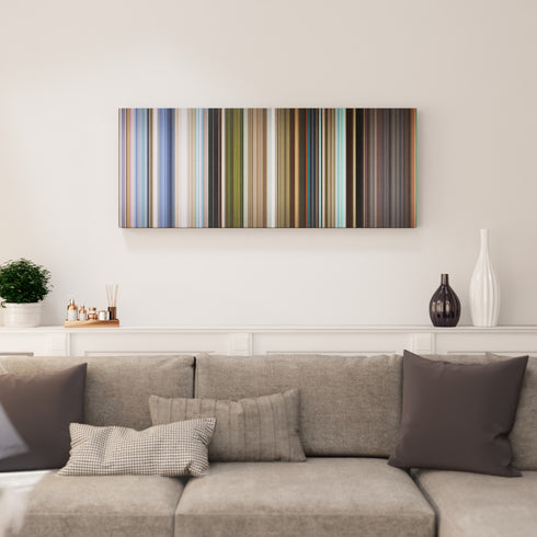 Surf's Up canvas print in living room - film wall decor