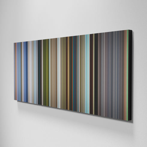 Side view of Basic of Surf's Up Frome on the wall