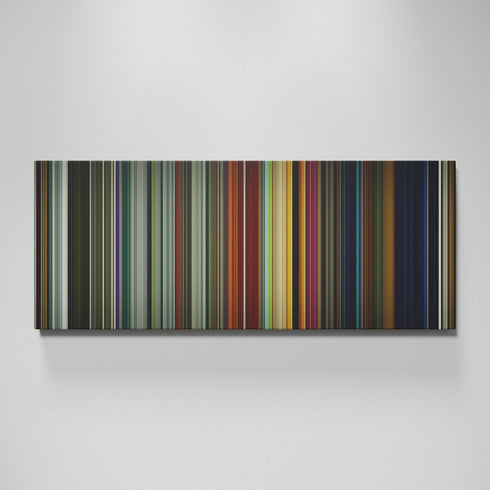 Ad Astra movie canvas wall art - color palette print