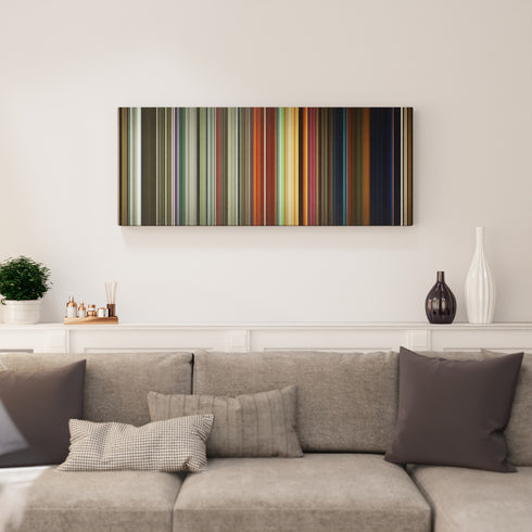 Living room interior with Ad Astra Frome on the wall