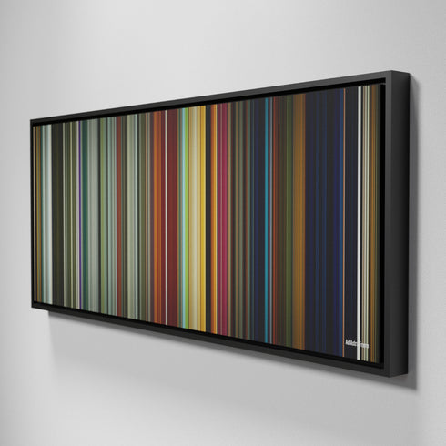 Side view of Framed Buff's of Ad Astra Frome on the wall