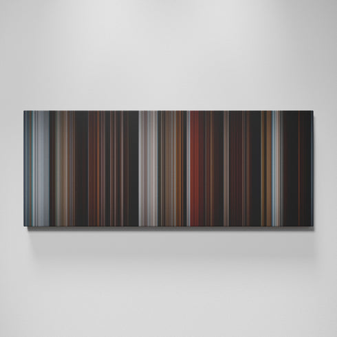 Fifty Shades of Grey movie canvas wall art - color palette print