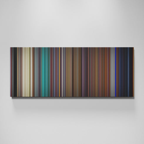 Kill Bill: Vol. 1 movie canvas wall art - color palette print