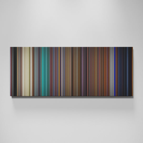 Kill Bill: Vol. 1 movie canvas wall art - color palette print