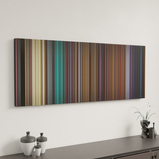 Minimal interior design with Kill Bill: Volume 1 Frome on the wall