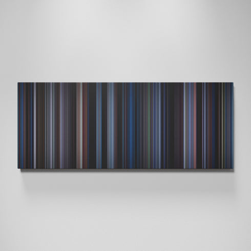 Lost in Translation movie canvas wall art - color palette print