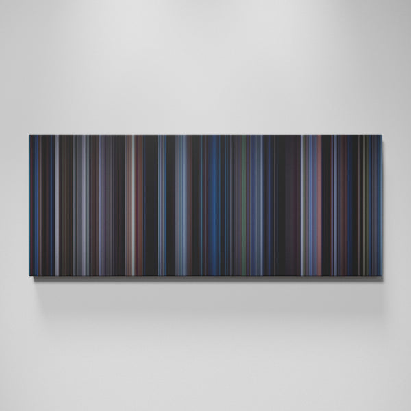 Lost in Translation movie canvas wall art - color palette print