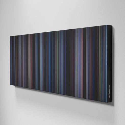 Side view of Buff's of Lost in Translation Frome on the wall