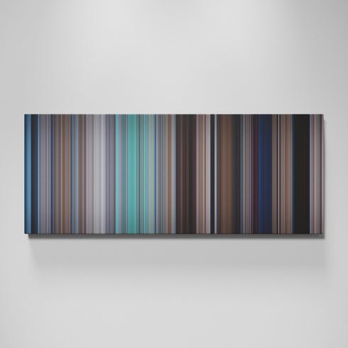 Mary Poppins movie canvas wall art - color palette print