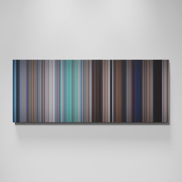 Mary Poppins movie canvas wall art - color palette print