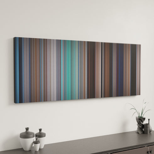 Mary Poppins canvas art in modern interior - movie color palette