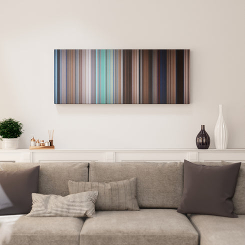 Living room interior with Mary Poppins Frome on the wall