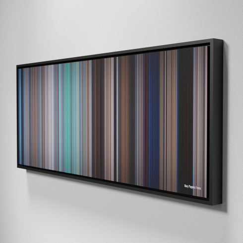 Side view of Framed Buff's of Mary Poppins Frome on the wall