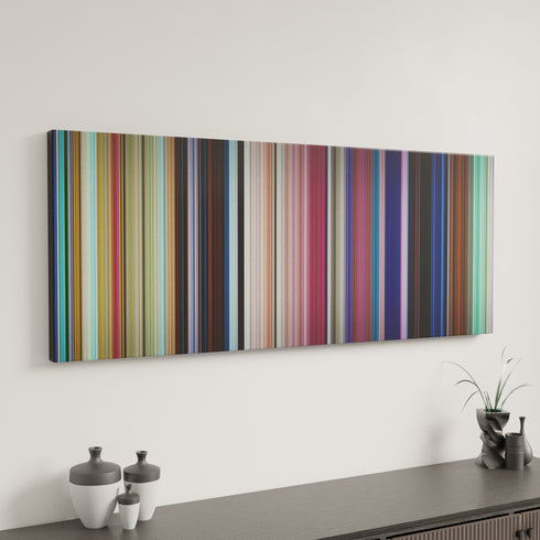 Minimal interior design with Moana Frome on the wall