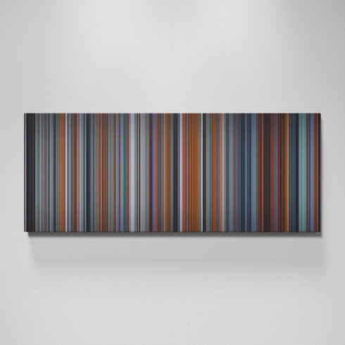 Passengers movie canvas wall art - color palette print