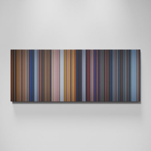 Pinocchio movie canvas wall art - color palette print