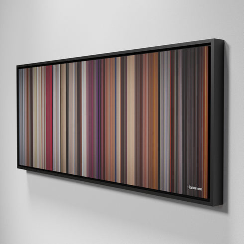 Side view of Framed Buff's of Scarface Frome on the wall