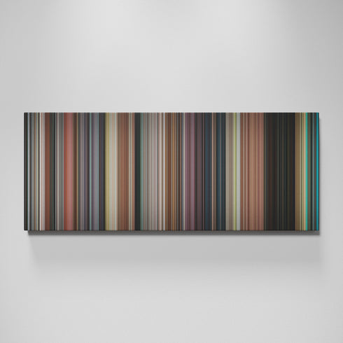 The Great Gatsby movie canvas wall art - color palette print