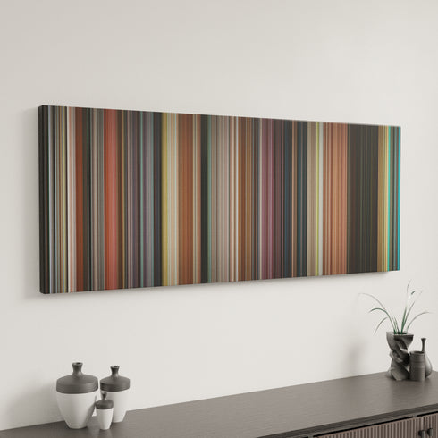 The Great Gatsby canvas art in modern interior - movie color palette