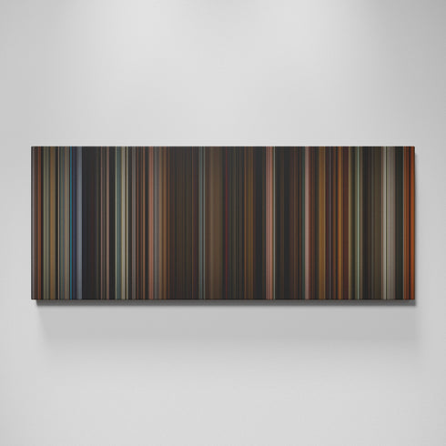 The Greatest Showman movie canvas wall art - color palette print