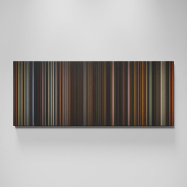 The Greatest Showman movie canvas wall art - color palette print