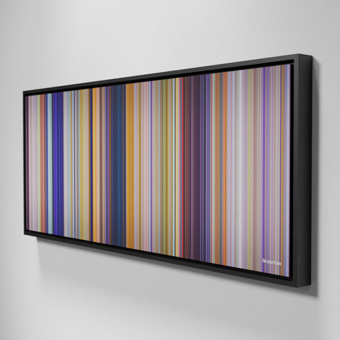 Side view of Framed Buff's of The Lorax Frome on the wall