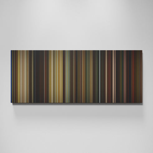 The Muppets movie canvas wall art - color palette print