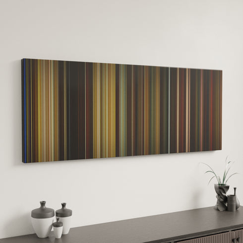 The Muppets canvas art in modern interior - movie color palette