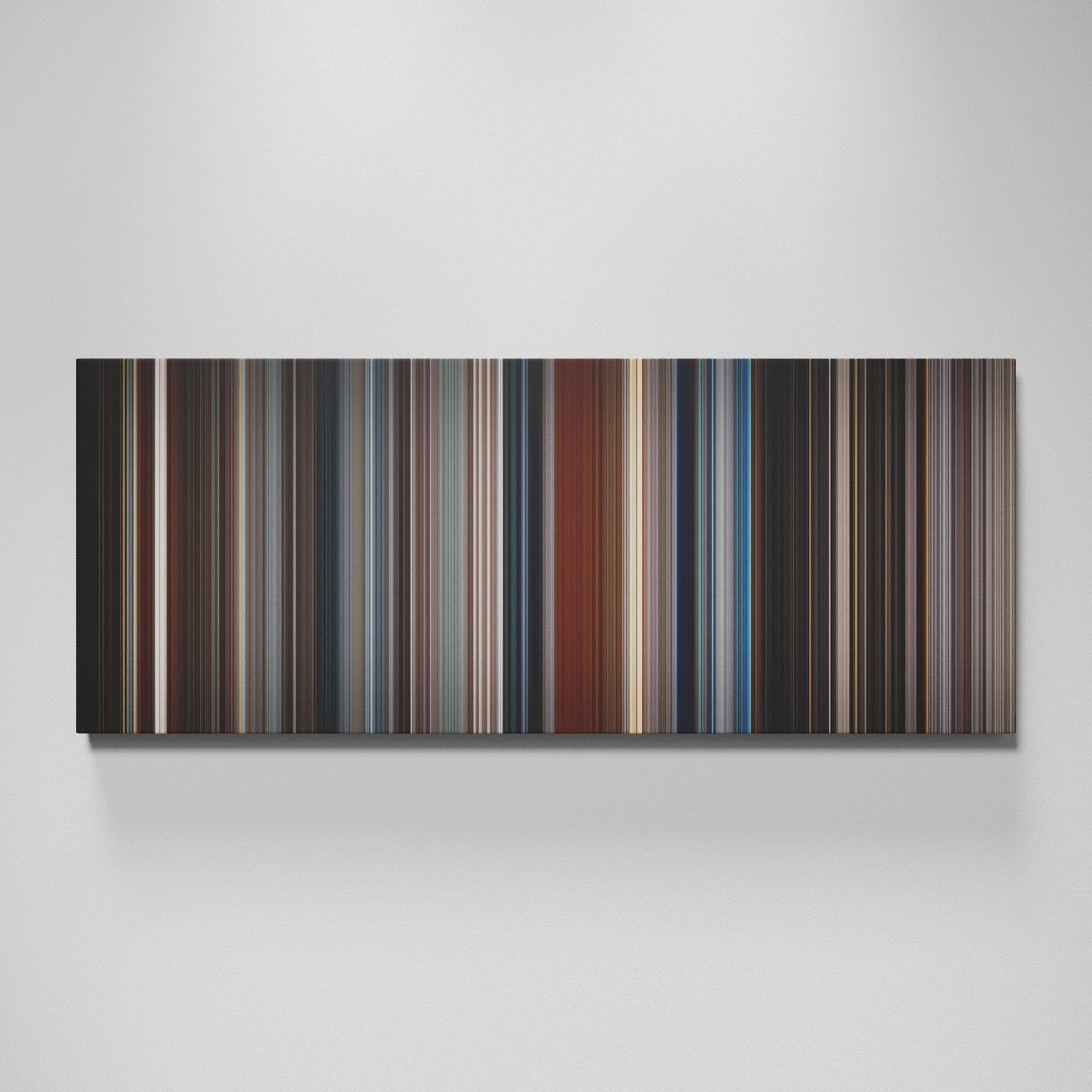 The Usual Suspects movie canvas wall art - color palette print