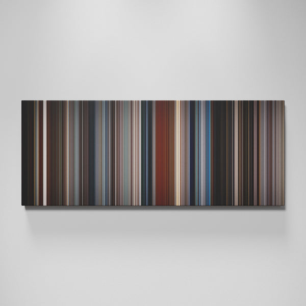 The Usual Suspects movie canvas wall art - color palette print