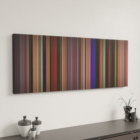 The Wedding Singer canvas art in modern interior - movie color palette