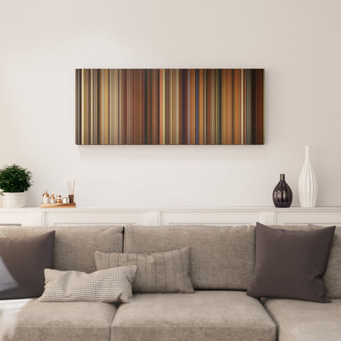 Living room interior with Walk the Line Frome on the wall