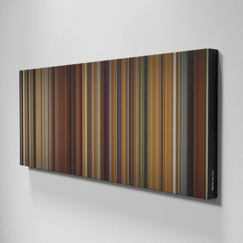 Side view of Buff's of Walk the Line Frome on the wall