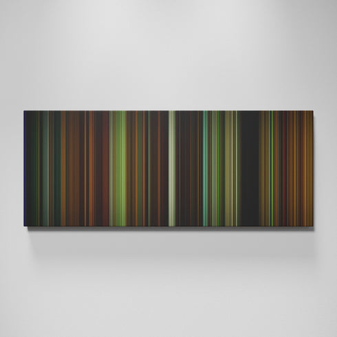 Whiplash movie canvas wall art - color palette print