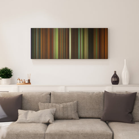 Whiplash canvas print in living room - film wall decor