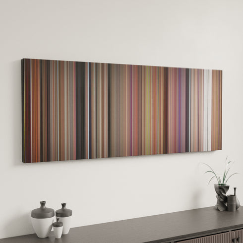 Willy Wonka & the Chocolate Factory canvas art in modern interior - movie color palette