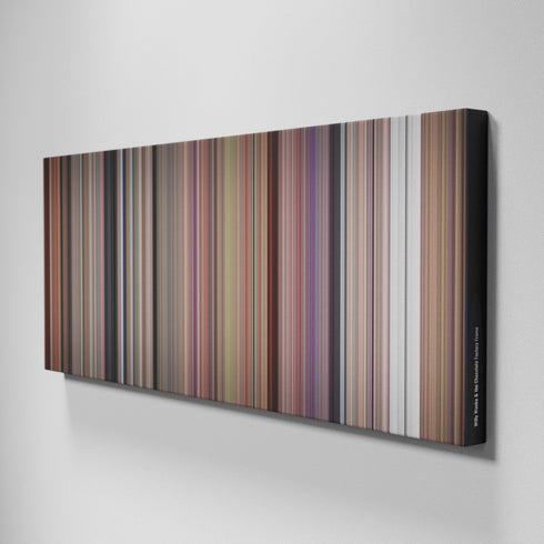 Side view of Buff's of Willy Wonka & the Chocolate Factory Frome on the wall