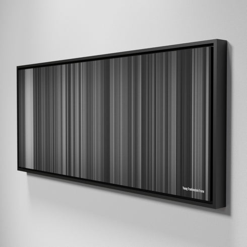 Side view of Framed Buff's of Young Frankenstein Frome on the wall