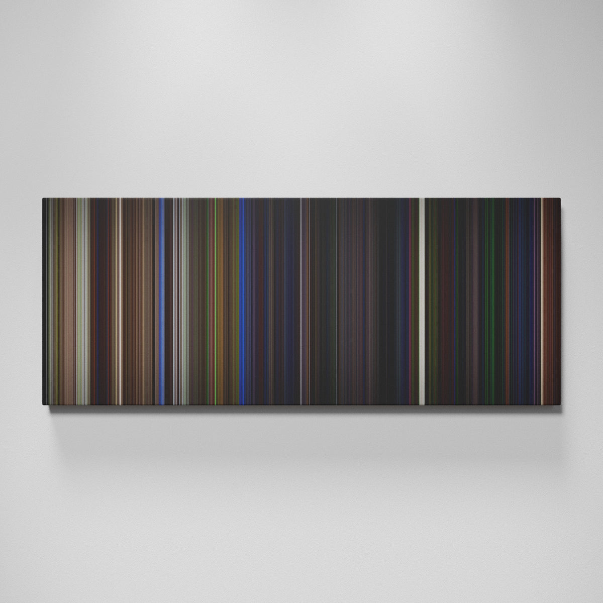 Beetlejuice movie canvas wall art - color palette print