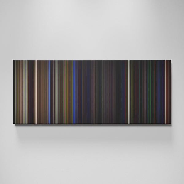 Beetlejuice movie canvas wall art - color palette print