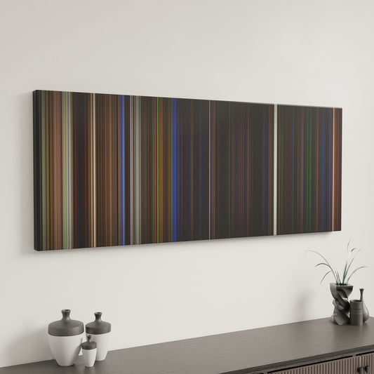 Minimal interior design with Beetlejuice Frome on the wall