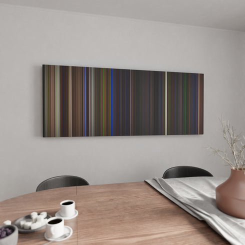 Beetlejuice canvas wall art in kitchen - movie decor